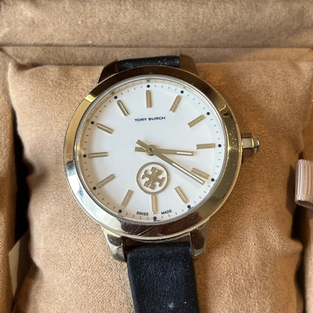 Tory Burch Women's Swiss Collins Watch With Box